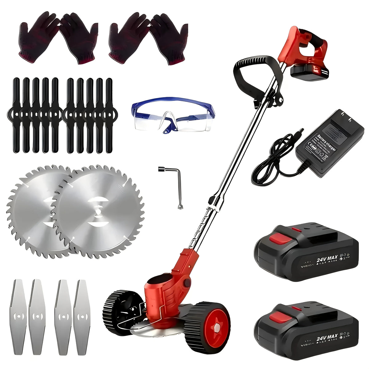 CCG - Portable Cordless Electric Lawn Mower