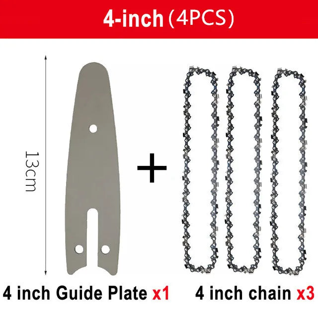 CleanCut™ Guide Plate And Saw Chain Set (4"/6"/8")