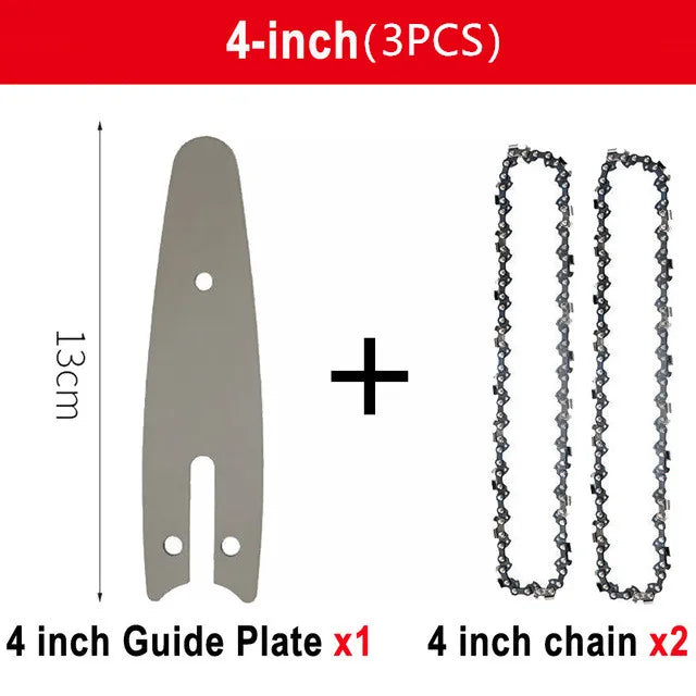 CleanCut™ Guide Plate And Saw Chain Set (4"/6"/8")