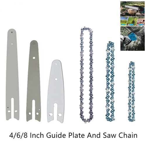 CCG - 4" 6" 8" Guide Plate And Saw Chain Set