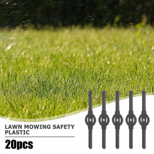 CCG - 20Pcs Plastic Cutter Blades For Electric Cordless Grass Trimmer