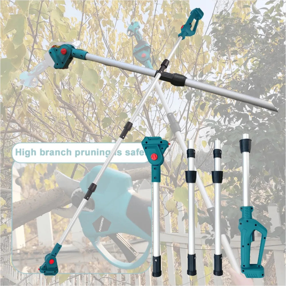 CCG - Professional Electric Extension Pole For Pruning Shears With 3 Pins