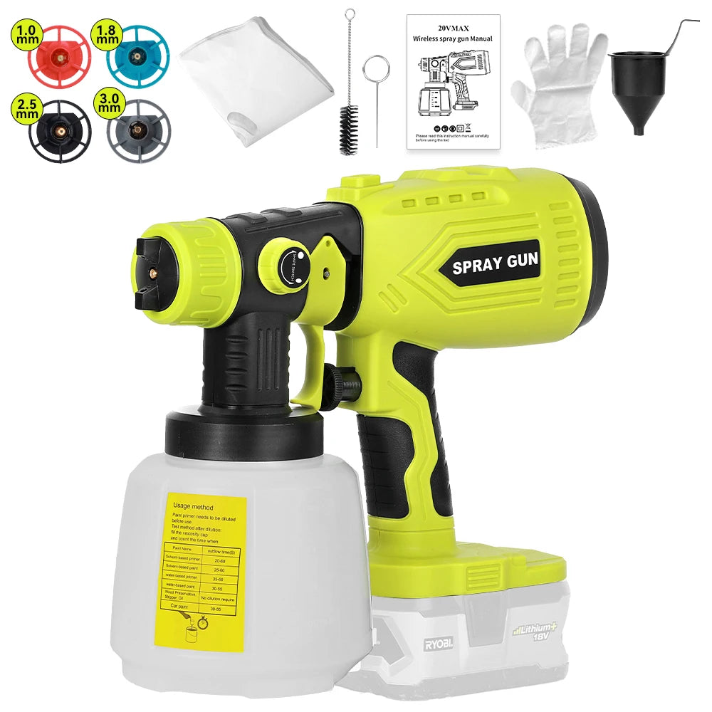 CCG - 200W Cordless HVLP Paint Sprayer