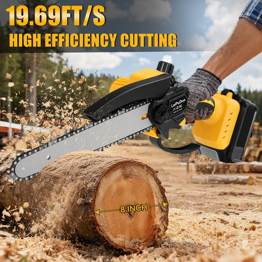 CCG - 8 Inch Mini Electric Chainsaw Brushless Handheld Power Chain Saw