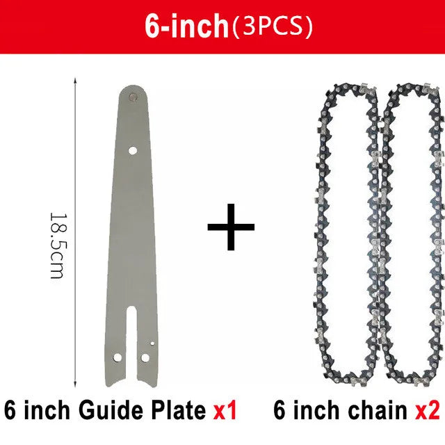 CleanCut™ Guide Plate And Saw Chain Set (4"/6"/8")