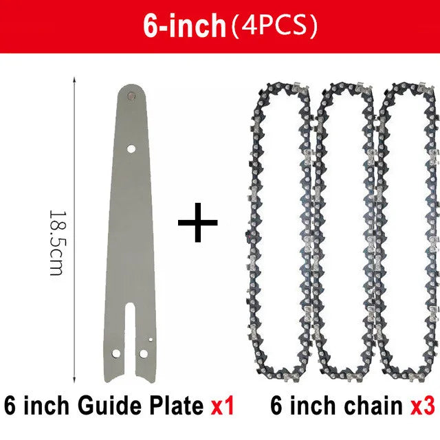 CleanCut™ Guide Plate And Saw Chain Set (4"/6"/8")