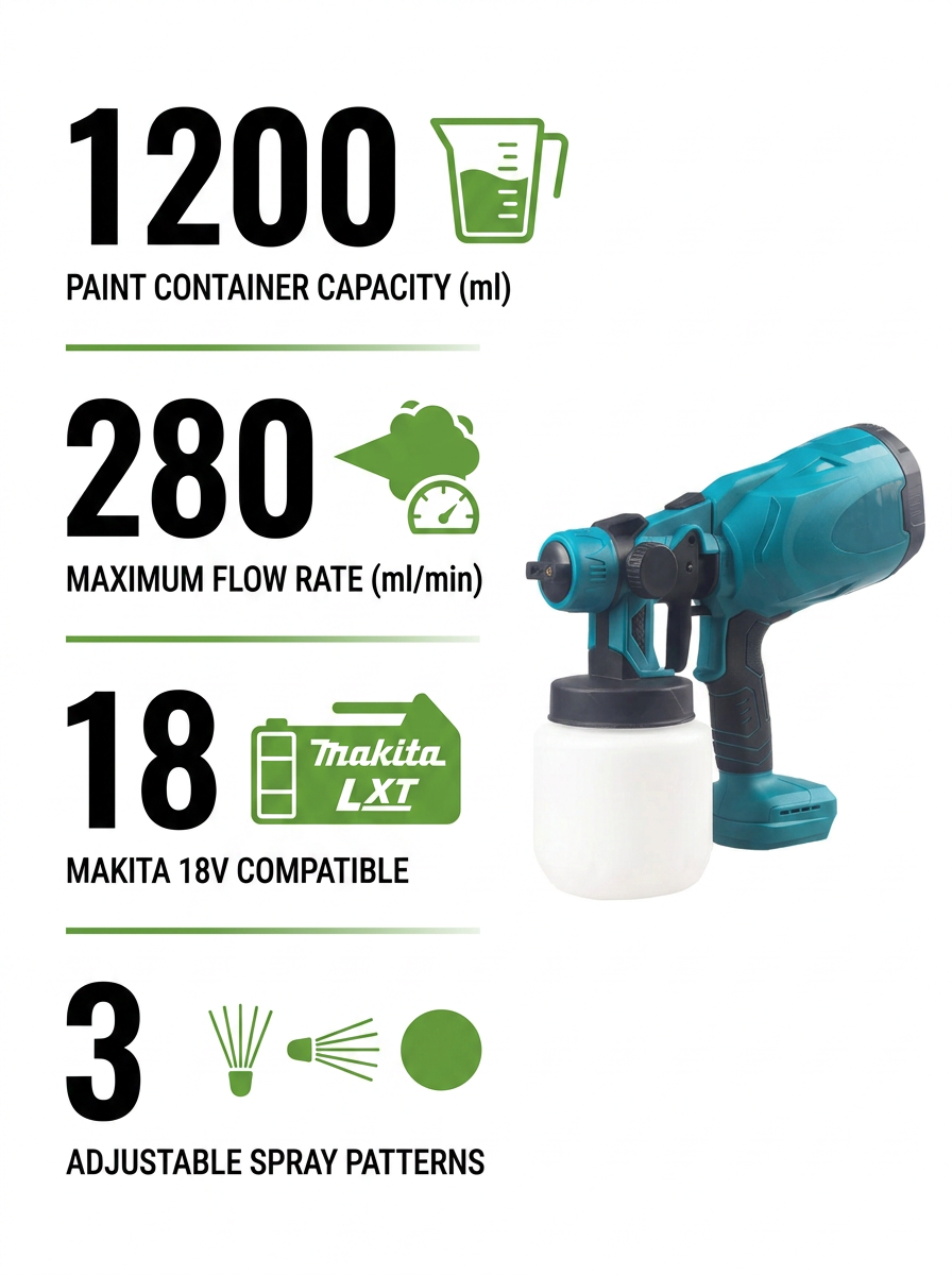 CleanCut™ Cordless Paint Spray Gun