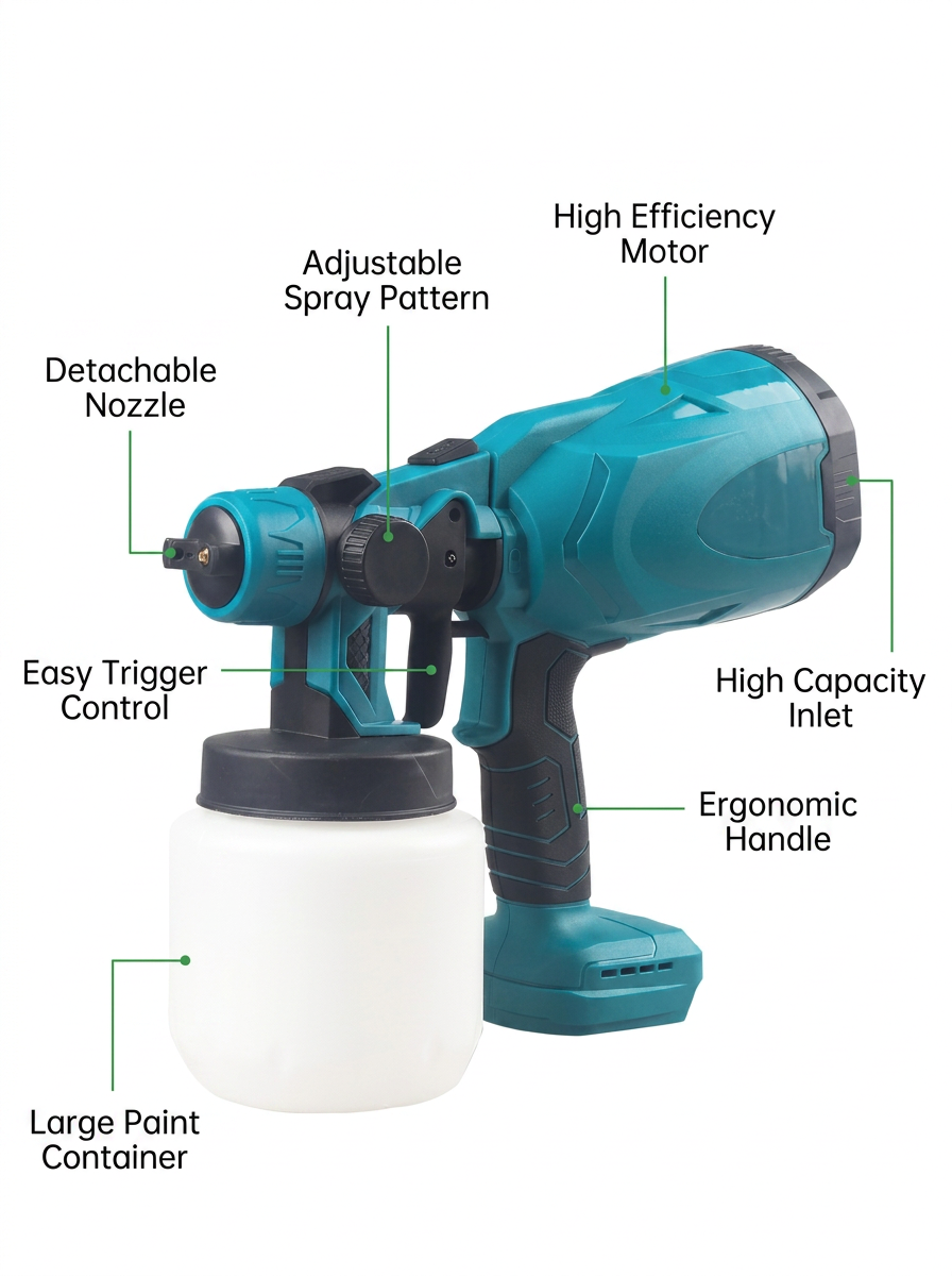CleanCut™ Cordless Paint Spray Gun
