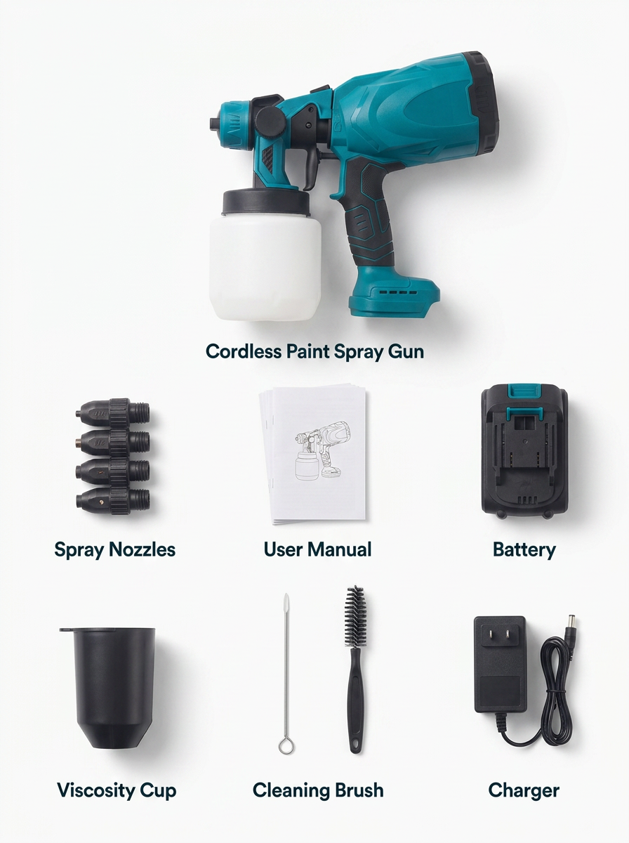 CleanCut™ Cordless Paint Spray Gun