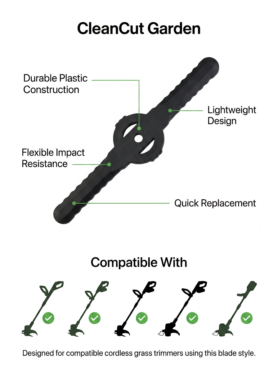 CleanCut™ Plastic Cutter Blades (20Pcs)