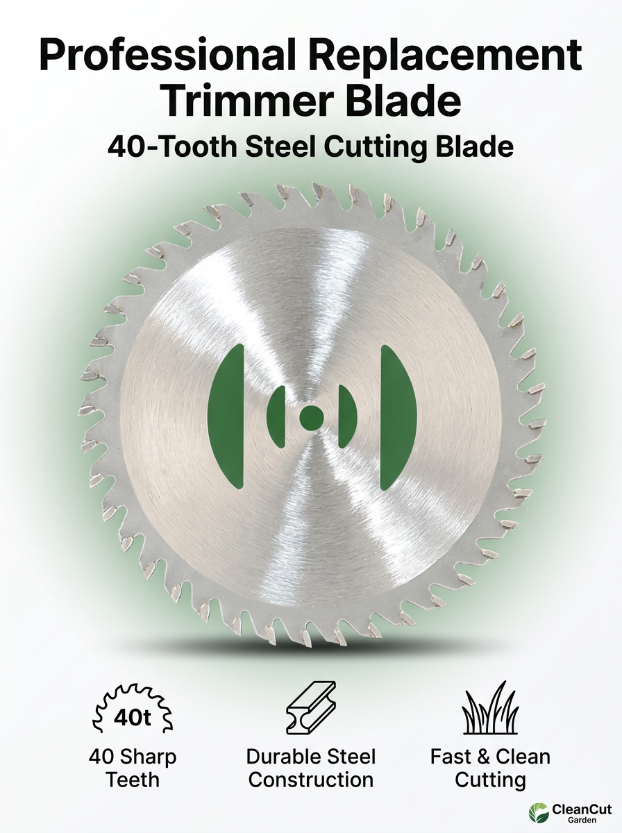 CleanCut™ Grass Trimmer Replacement Blade (40 Teeth)